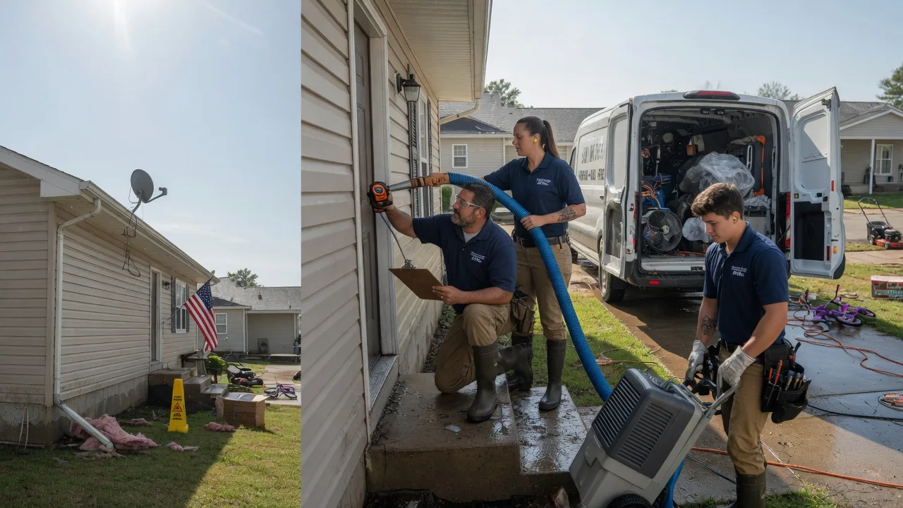 Ceiling Water Damage Restoration in Lecompte, LA near me